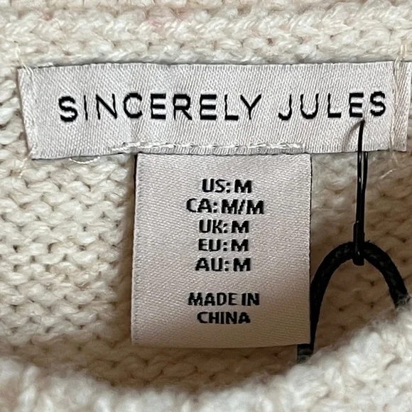 SINCERELY JULES Angie Floral Cable Knit
Sweater Tank - Picture 11 of 14